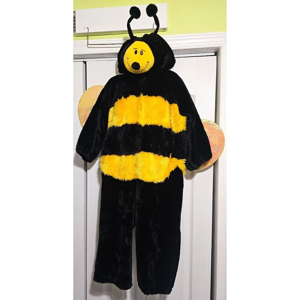Chrisha Playful Plush Bumblebee Costume Honey Bee Wings Kids Halloween Vintage